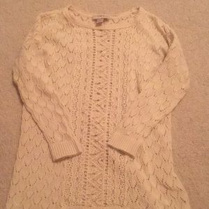 Cream Sweater from Loft! Great condition